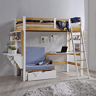 Recensioni di letto a soppalco con scrivania e armadio