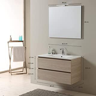 Recensioni di mobile bagno con lavabo e specchio