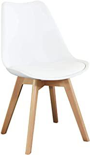 Recensioni di sedia bianca con gambe in legno
